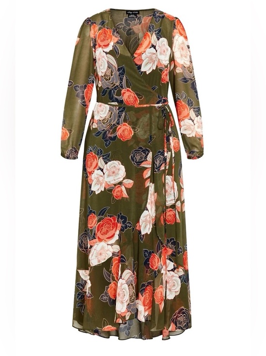 City Chic Dresses & Skirts - CITY CHIC | Sadie Maxi Dress - military